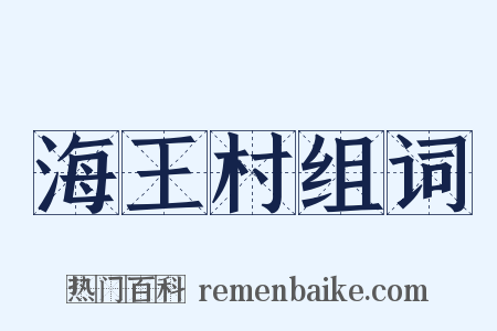海王村组词是什么意思的图片